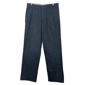 Dockers Khakis Men’s Cotton Chinos, Blue, W32 L30, Relaxed Fit, Vintage 1990's
